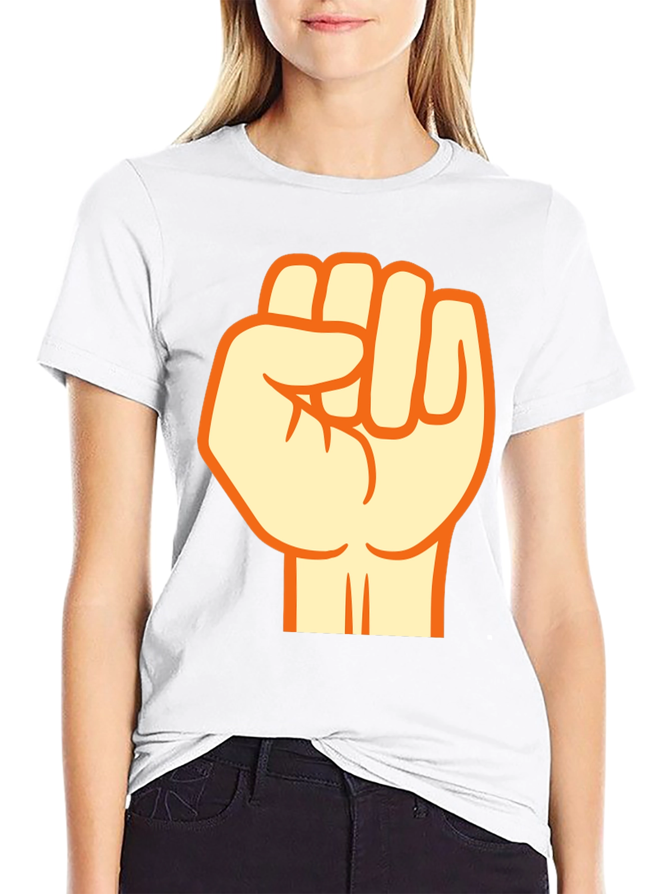 Fist Graphic Black T-Shirt - Empower Your Style