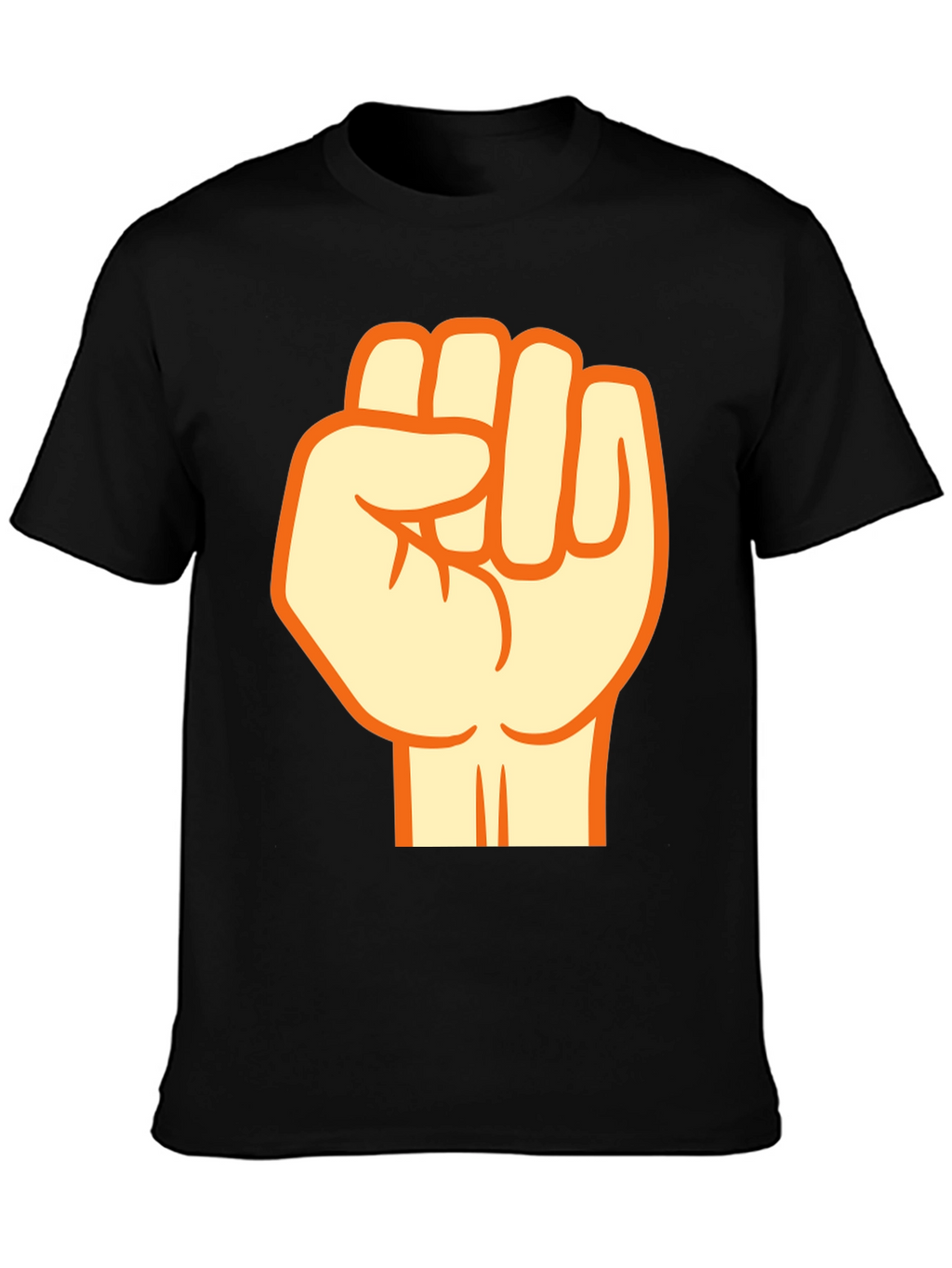Fist Graphic Black T-Shirt - Empower Your Style