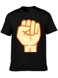 Fist Graphic Black T-Shirt - Empower Your Style