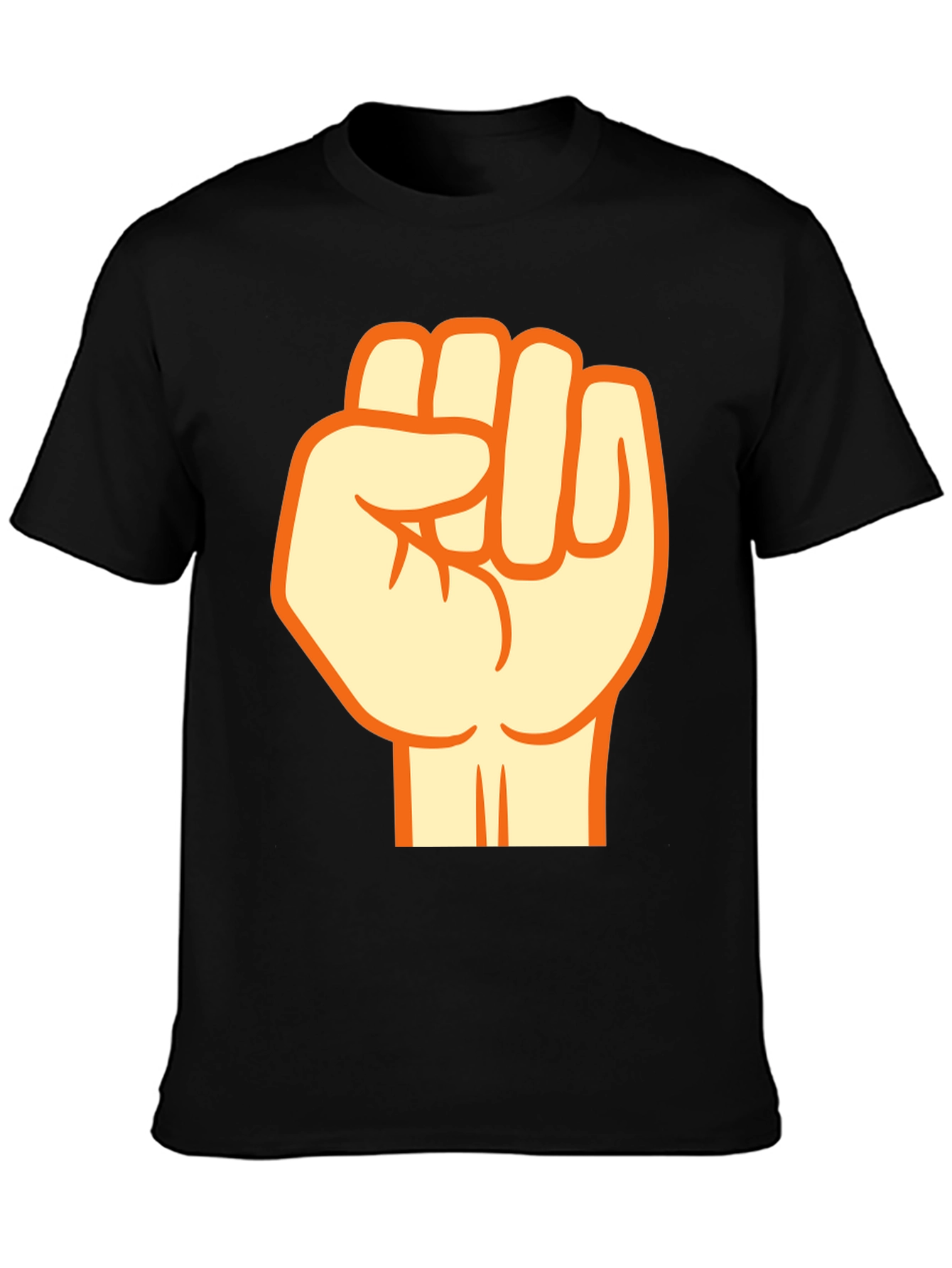 Fist Graphic Black T-Shirt - Empower Your Style