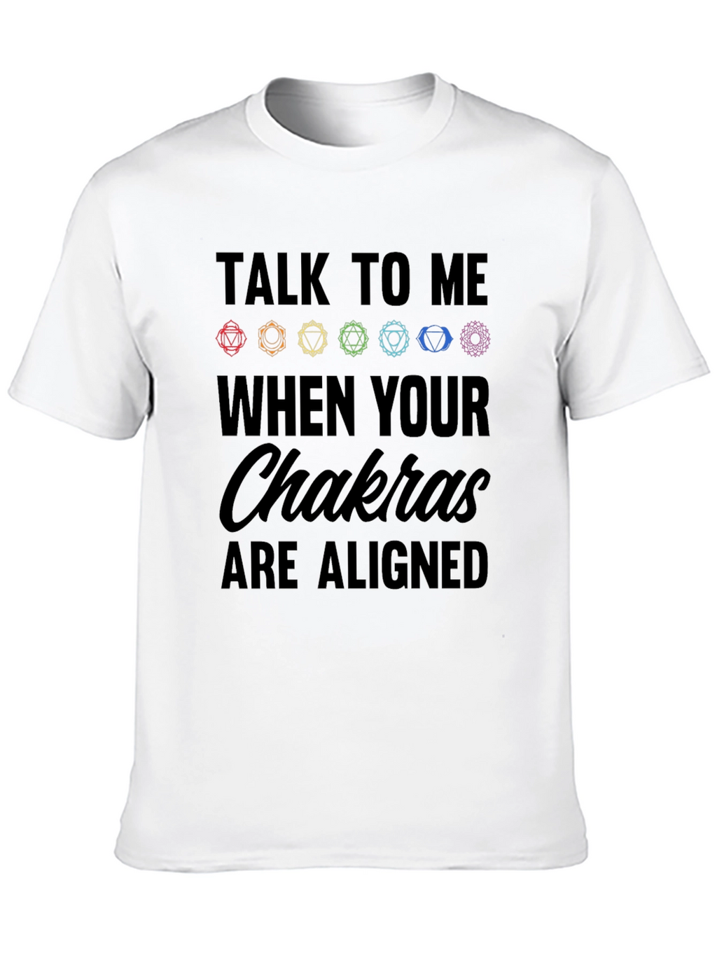 Chakra Alignment T-Shirt - Meditate in Style!