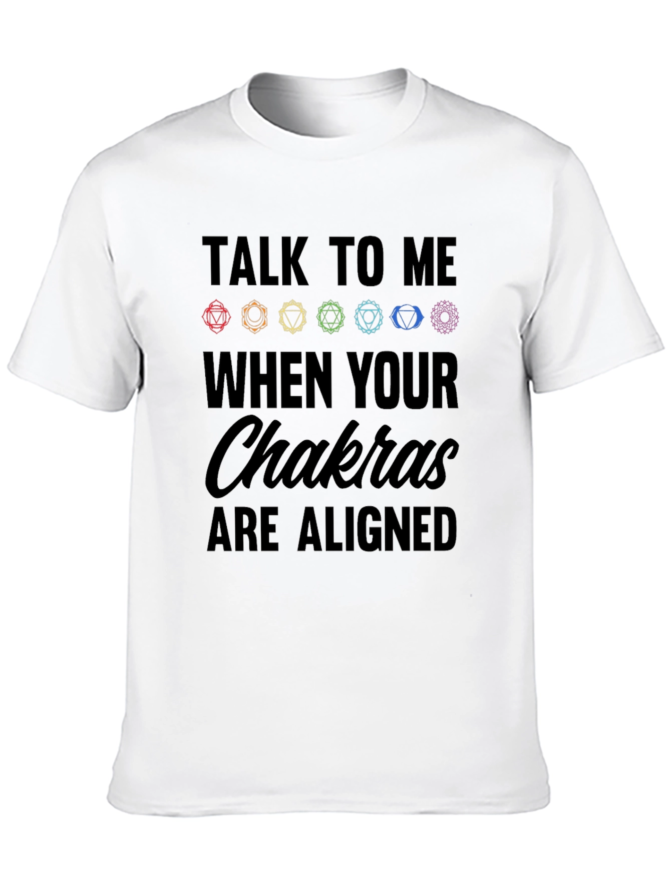 Chakra Alignment T-Shirt - Meditate in Style!