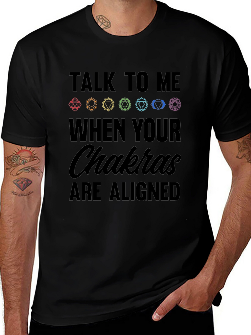 Chakra Alignment T-Shirt - Meditate in Style!