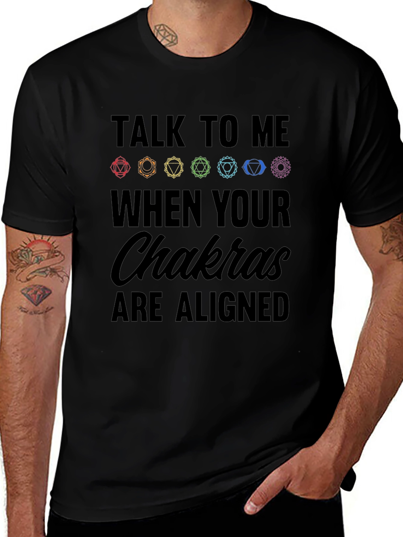 Chakra Alignment T-Shirt - Meditate in Style!