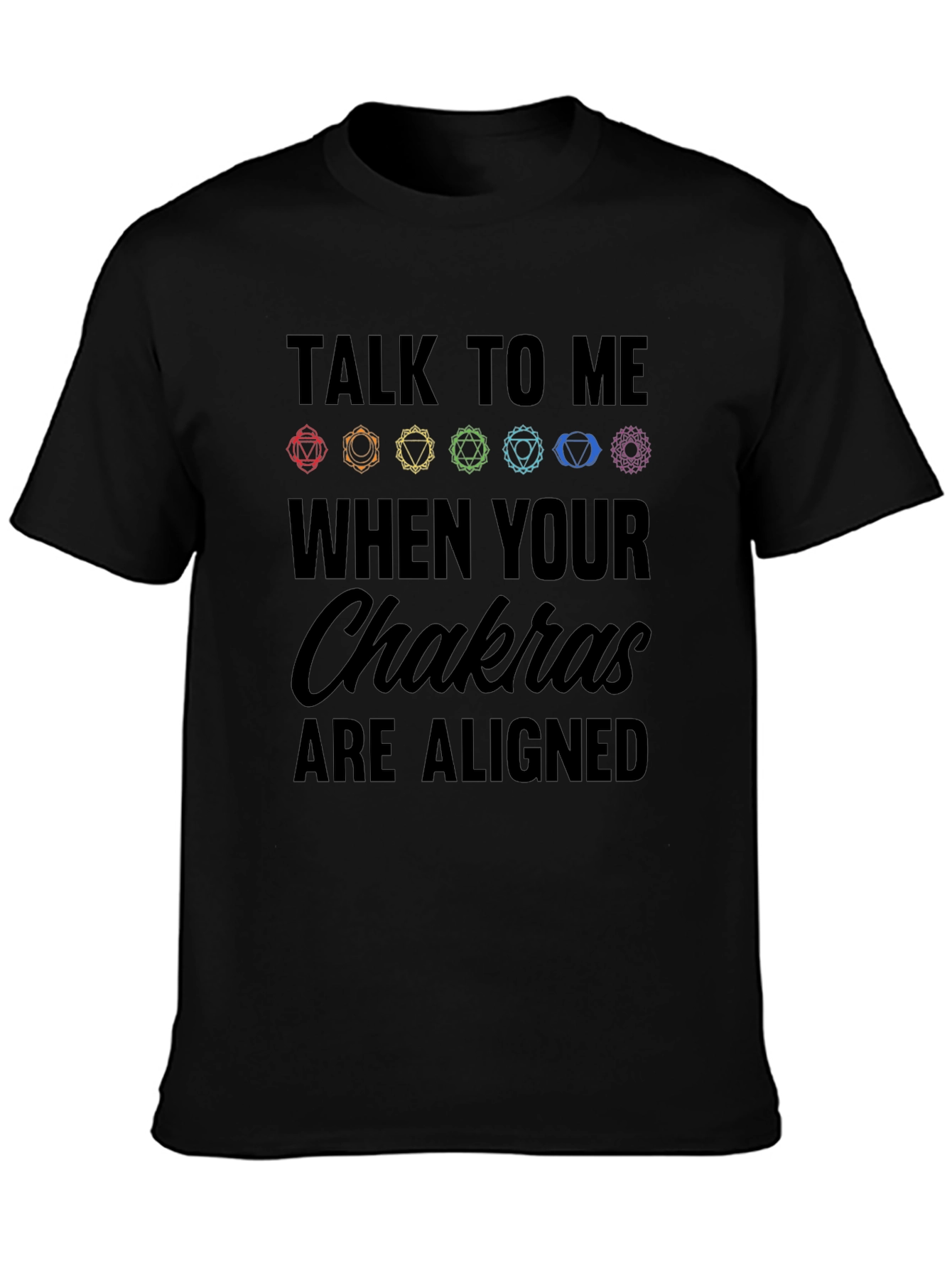 Chakra Alignment T-Shirt - Meditate in Style!