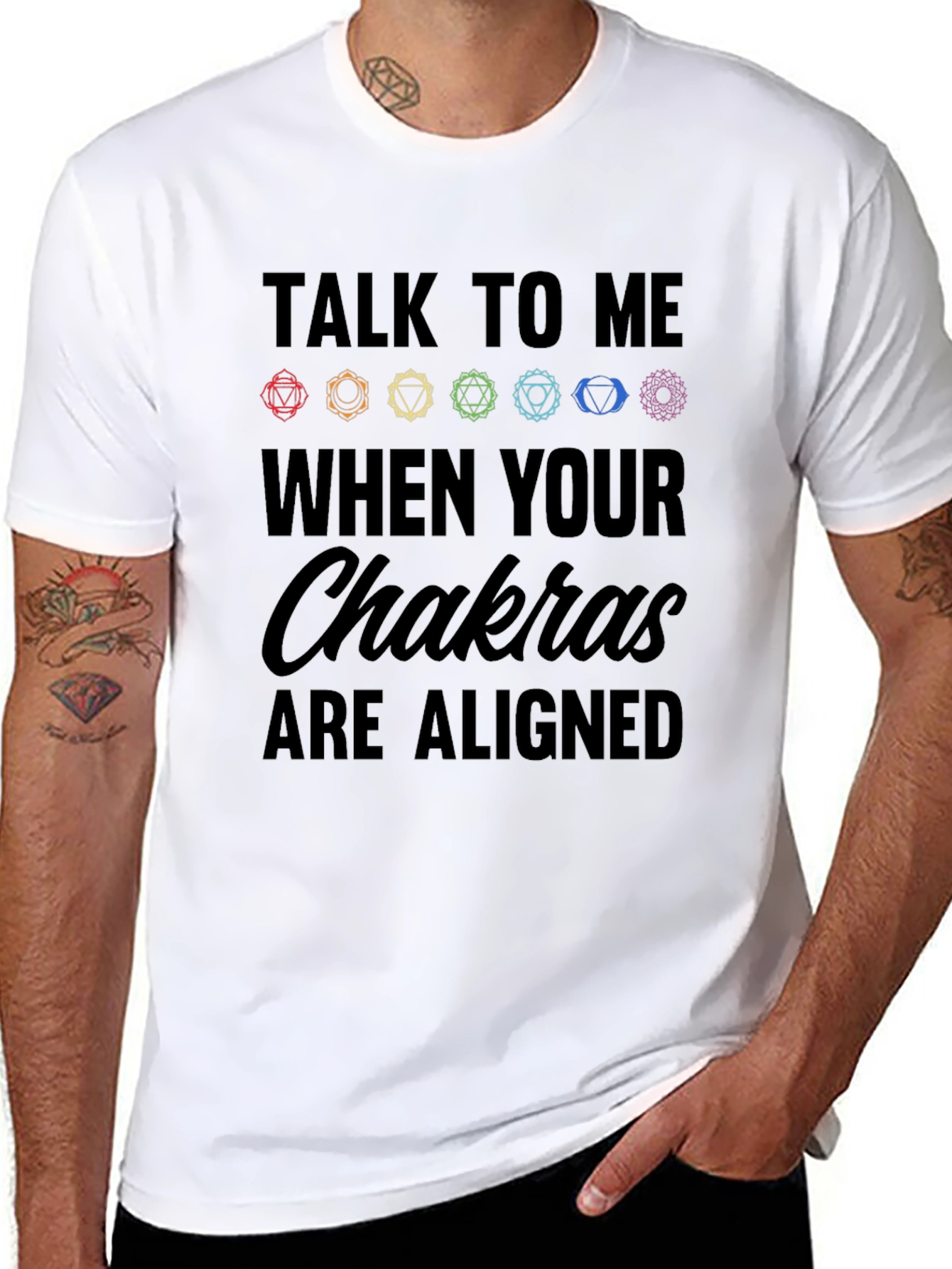 Chakra Alignment T-Shirt - Meditate in Style!