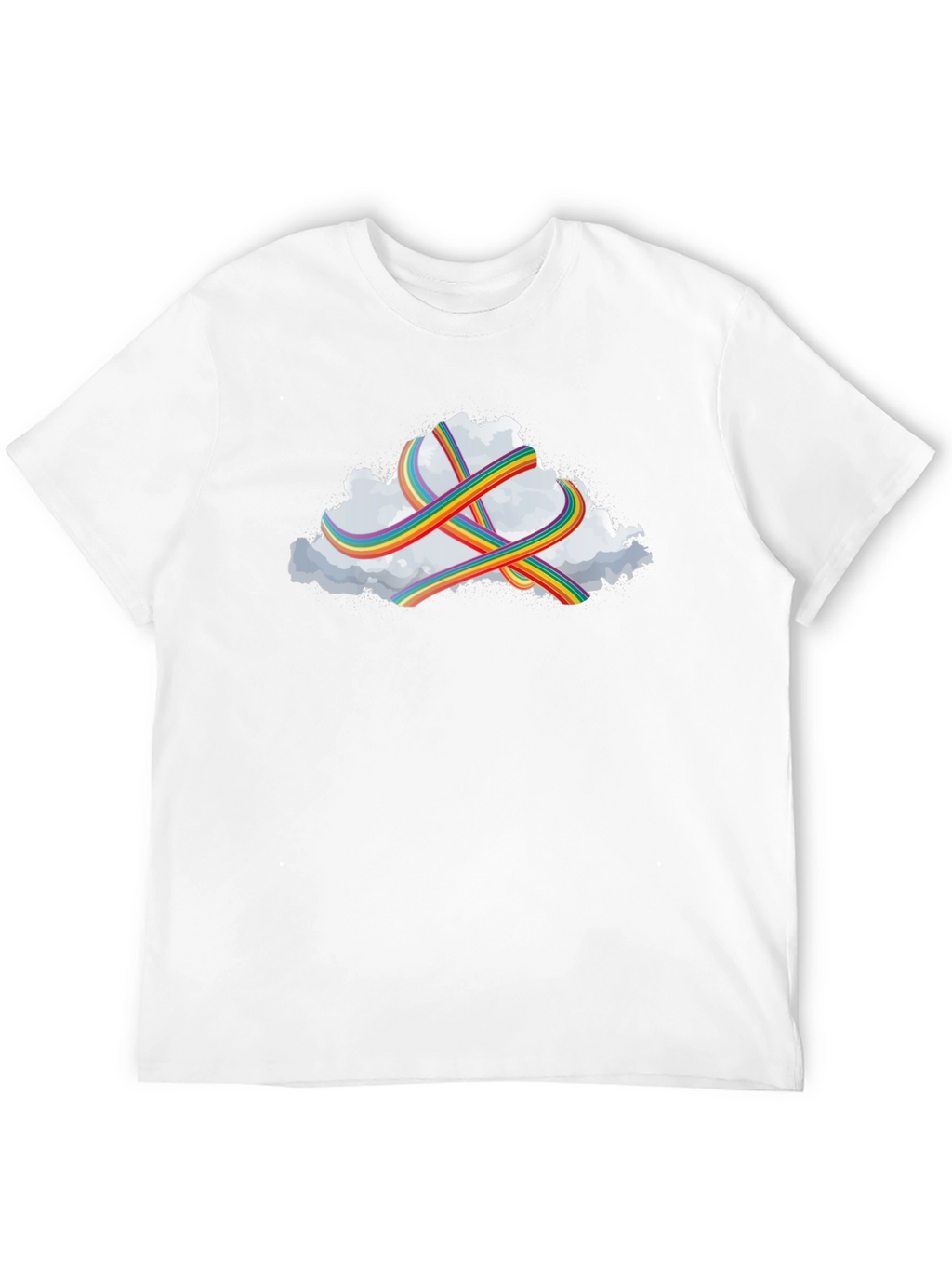 Rainbow Cloud T-Shirt: Stylish Comfort