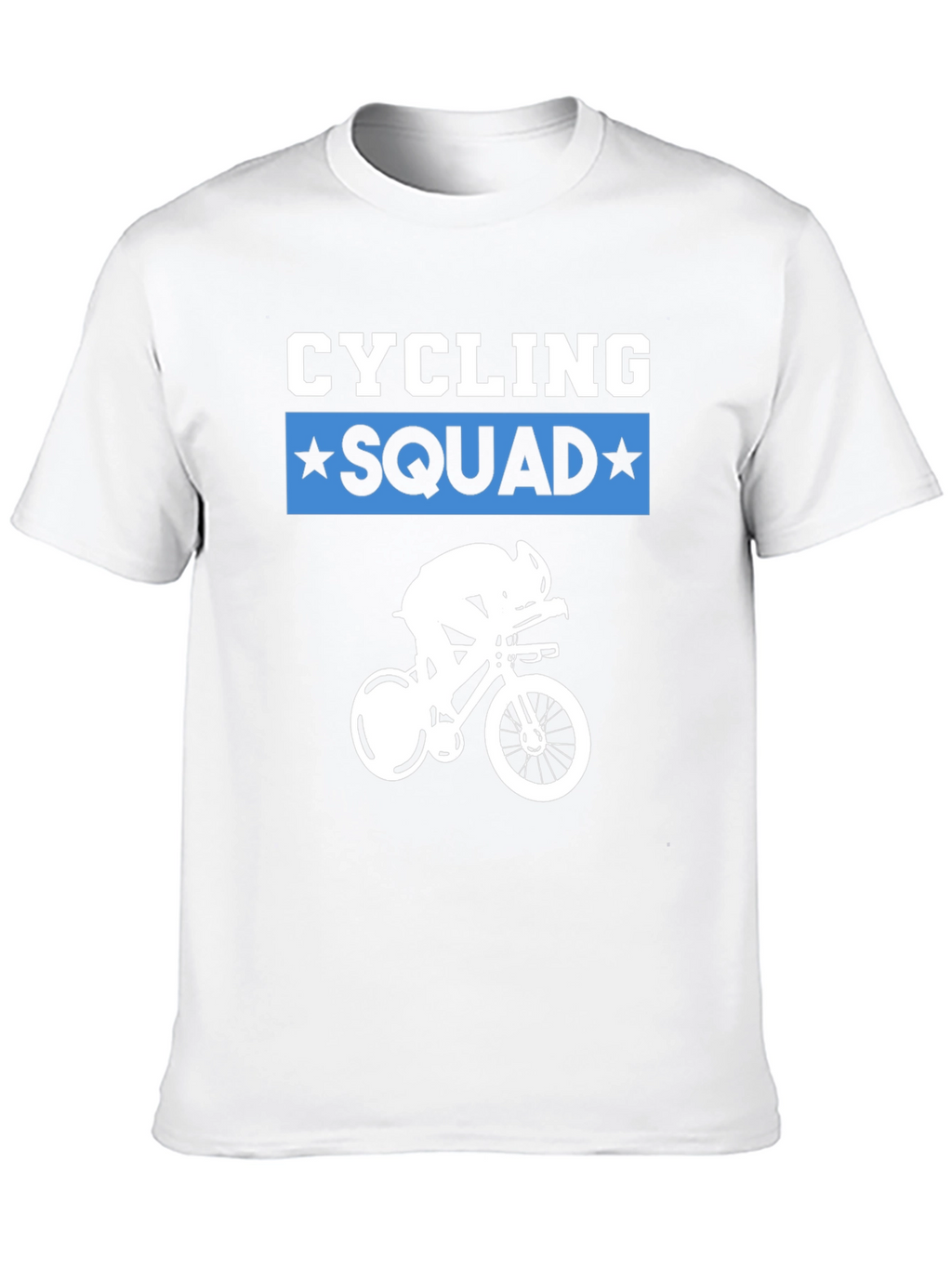Cycling Squad Graphic Tee - Black Cotton T-Shirt