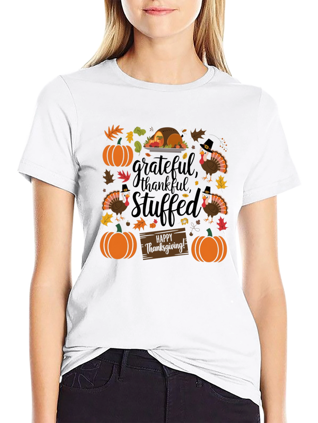 Grateful Thanksgiving Graphic T-Shirt