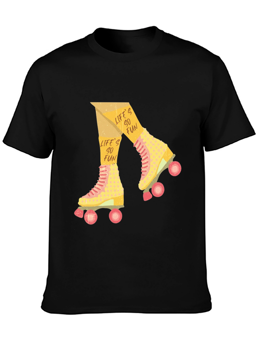 Retro Roller Skate T-Shirt - Lifes So Fun!