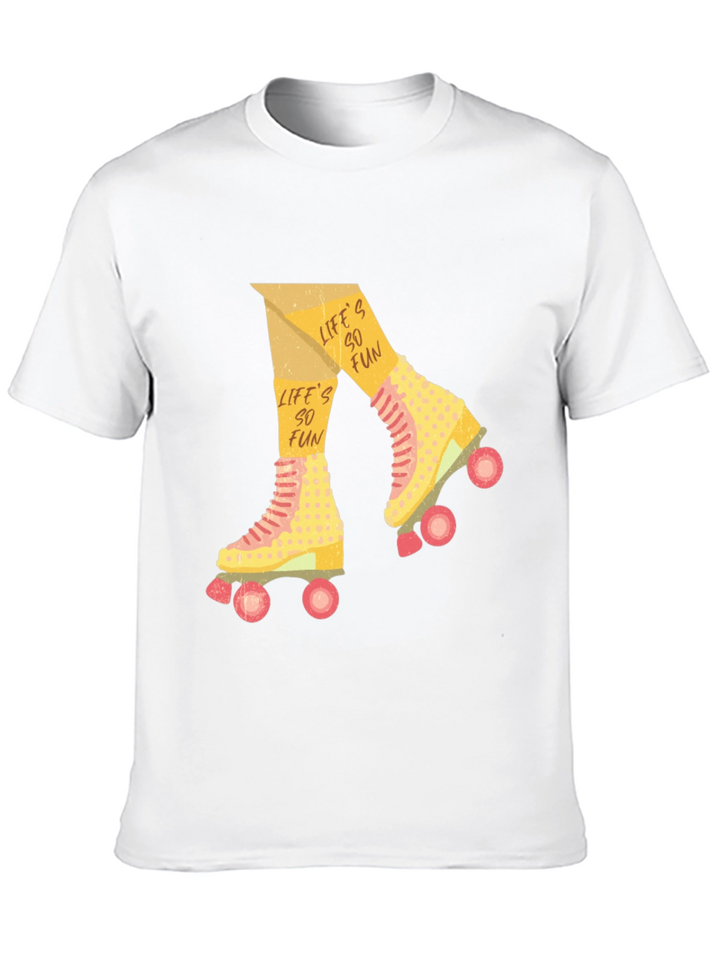 Retro Roller Skate T-Shirt - Lifes So Fun!
