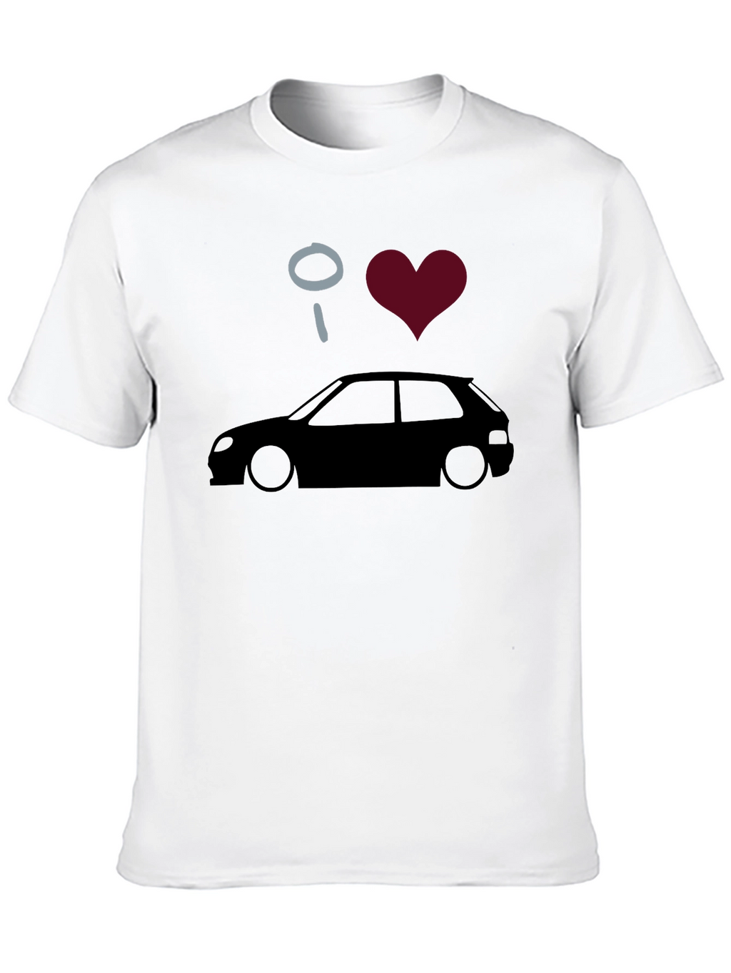 I Heart Cars Black Graphic Tee