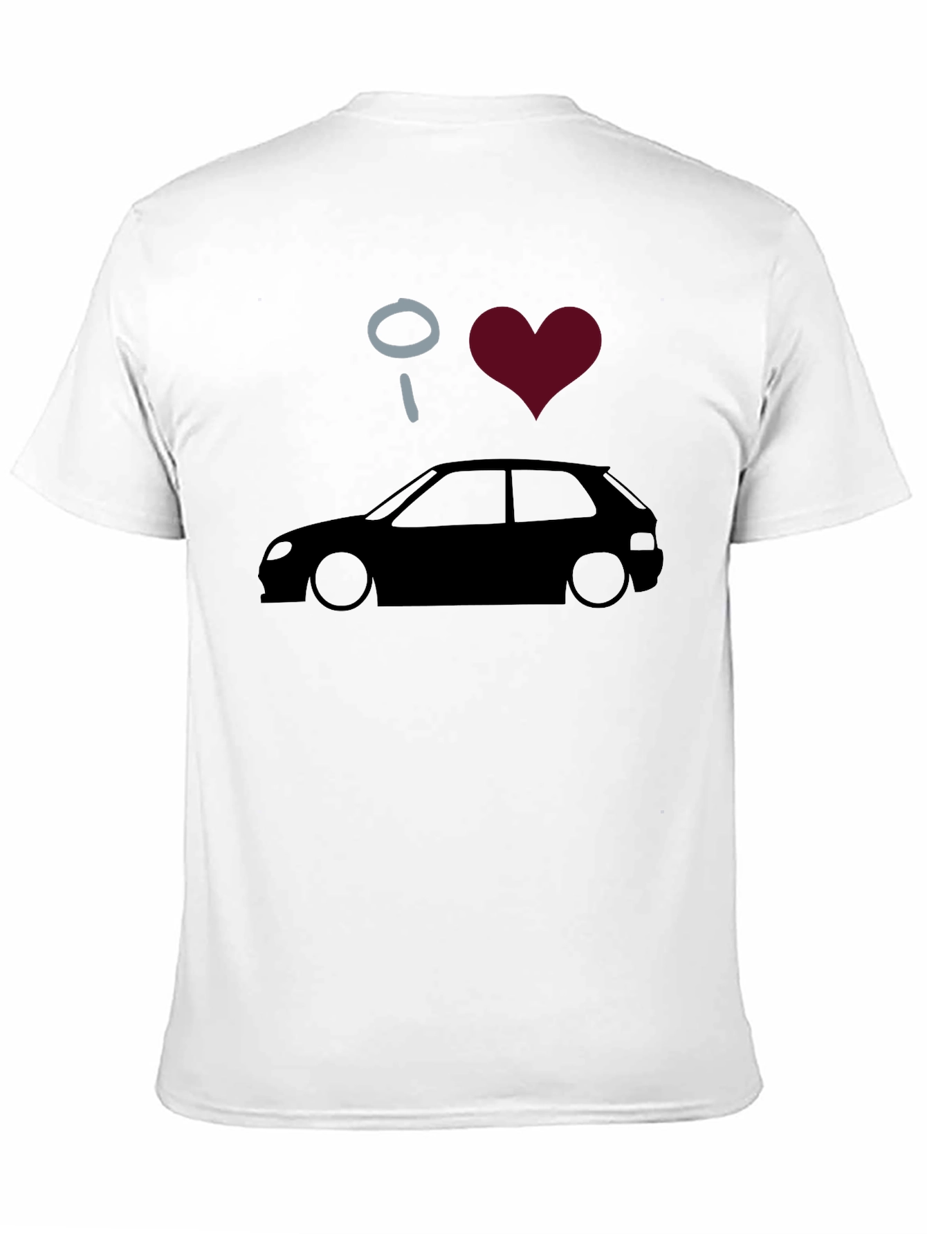 I Heart Cars Black Graphic Tee