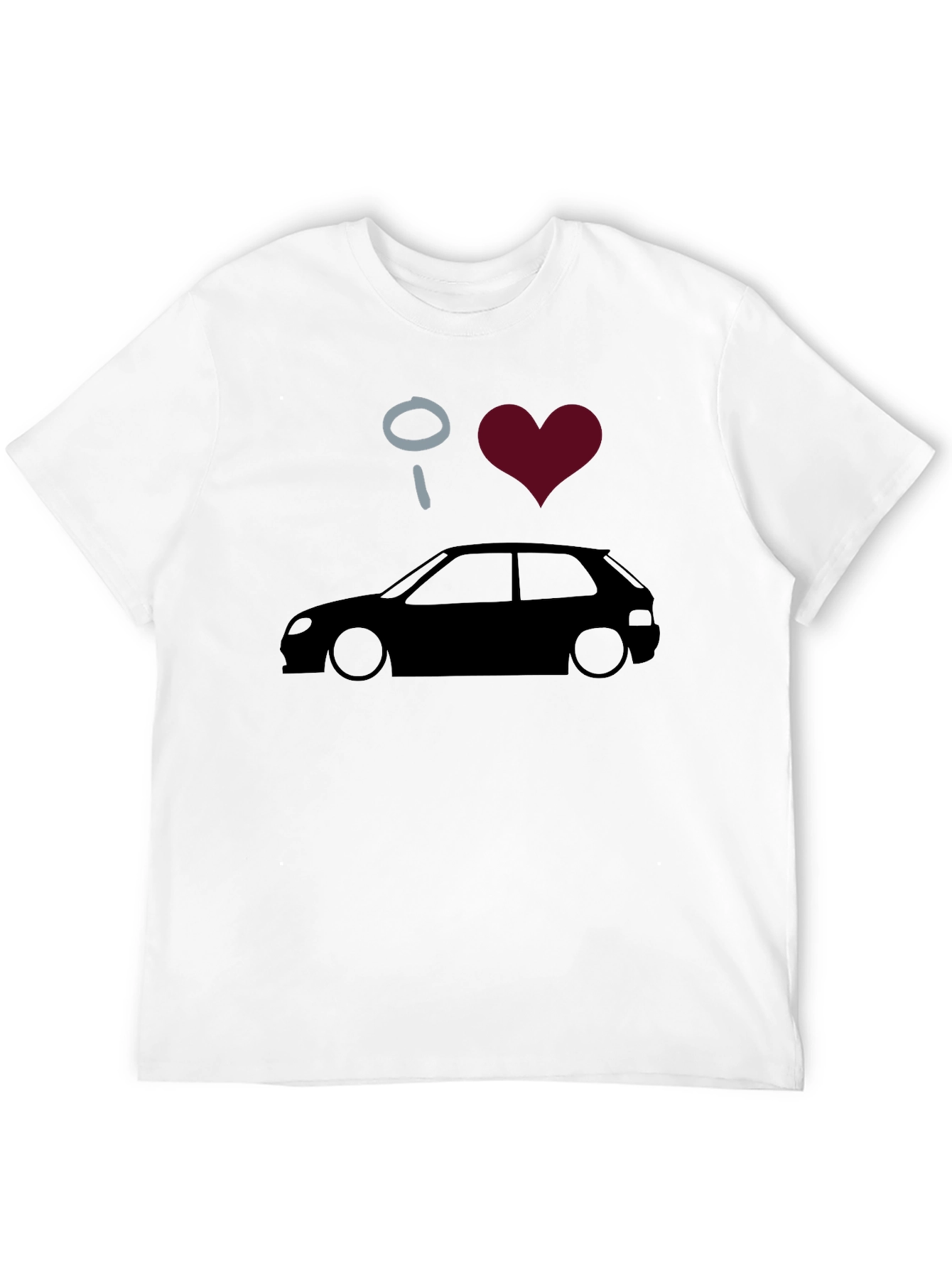 I Heart Cars Black Graphic Tee