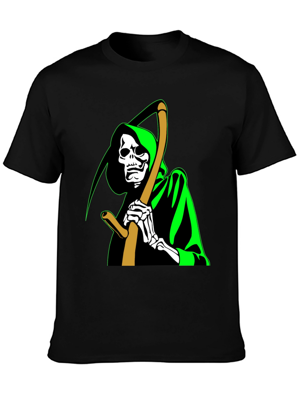 Grim Reaper Graphic T-Shirt - Black