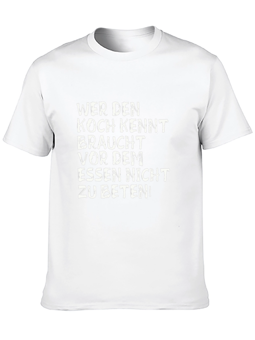 Funny German Cook T-Shirt - Wer Den Koch Kennt