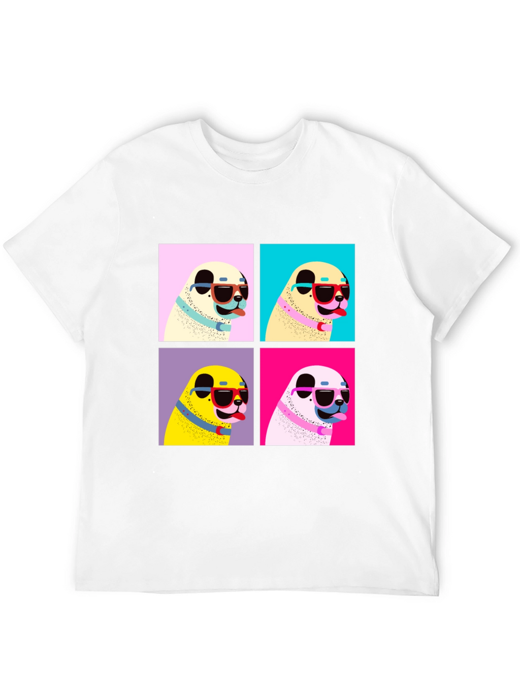 Cool Dog Pop Art T-Shirt