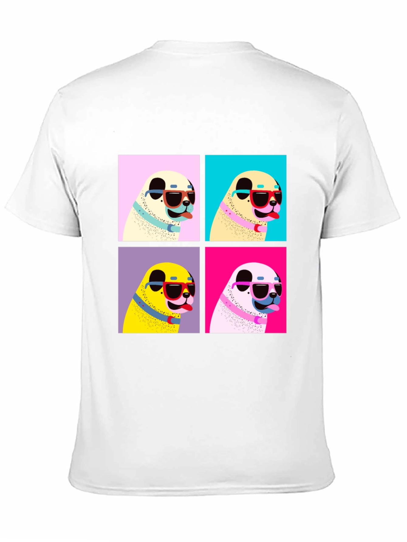 Cool Dog Pop Art T-Shirt