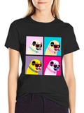 Cool Dog Pop Art T-Shirt