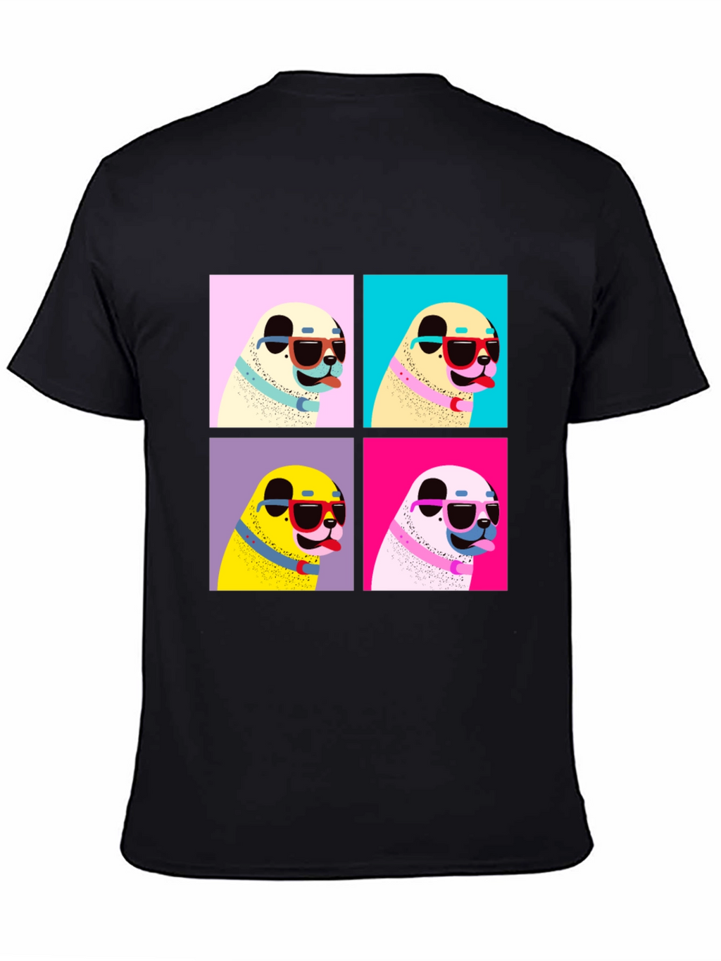 Cool Dog Pop Art T-Shirt