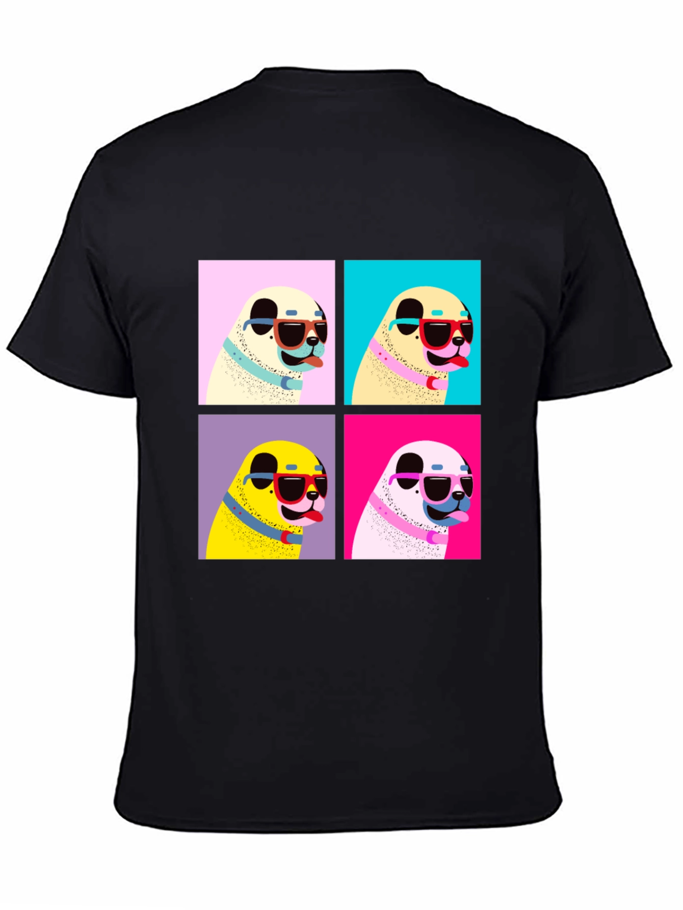 Cool Dog Pop Art T-Shirt