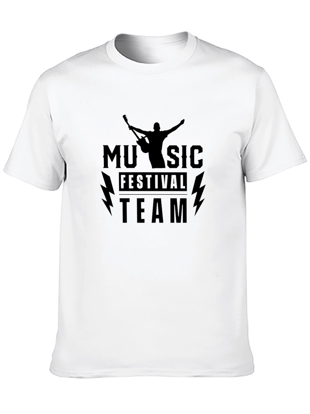 Music Festival Team Black T-Shirt