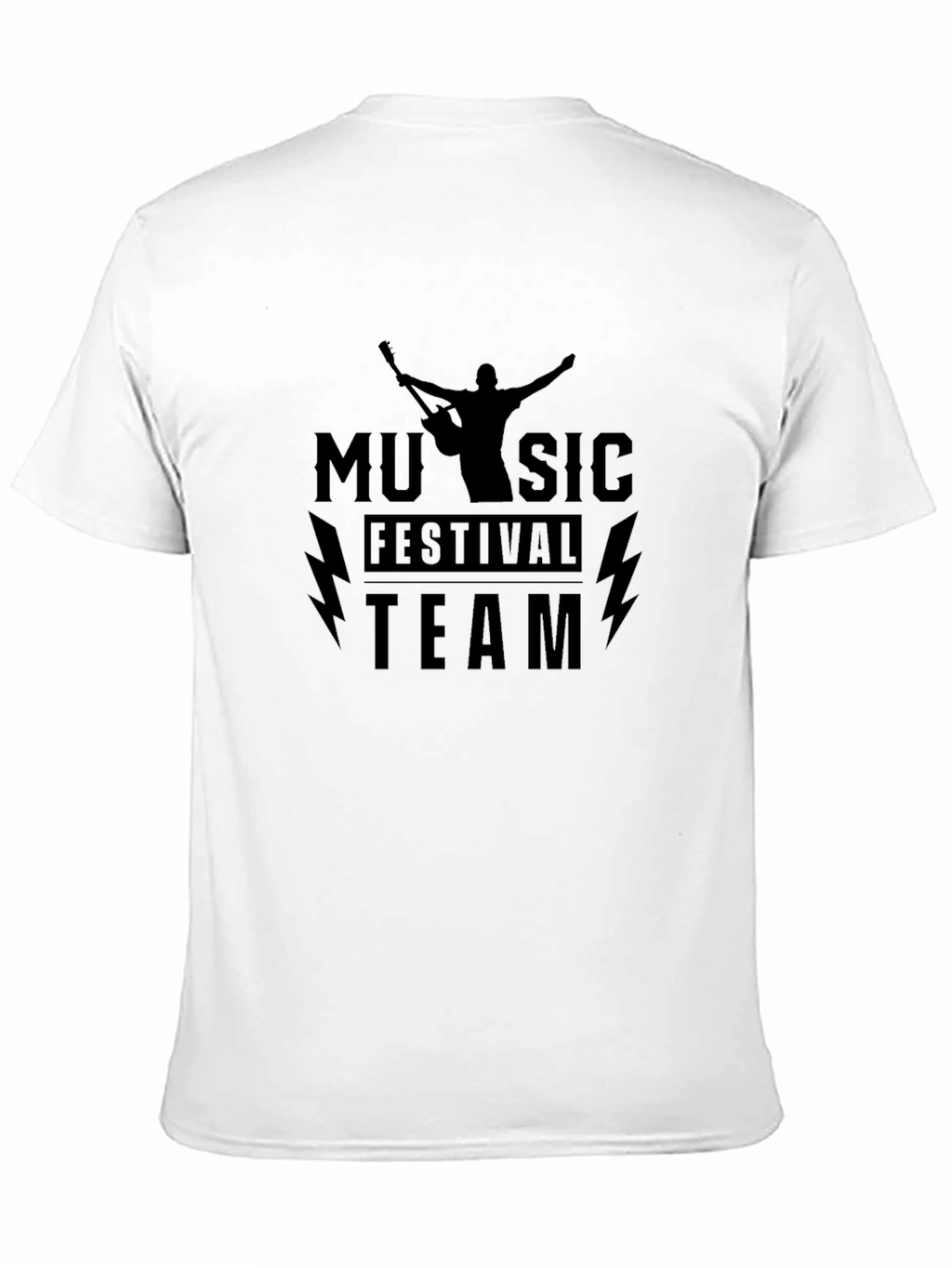 Music Festival Team Black T-Shirt