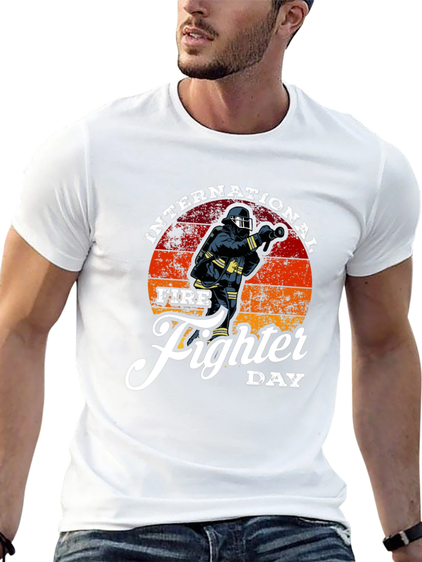 International Firefighter Day Graphic T-Shirt