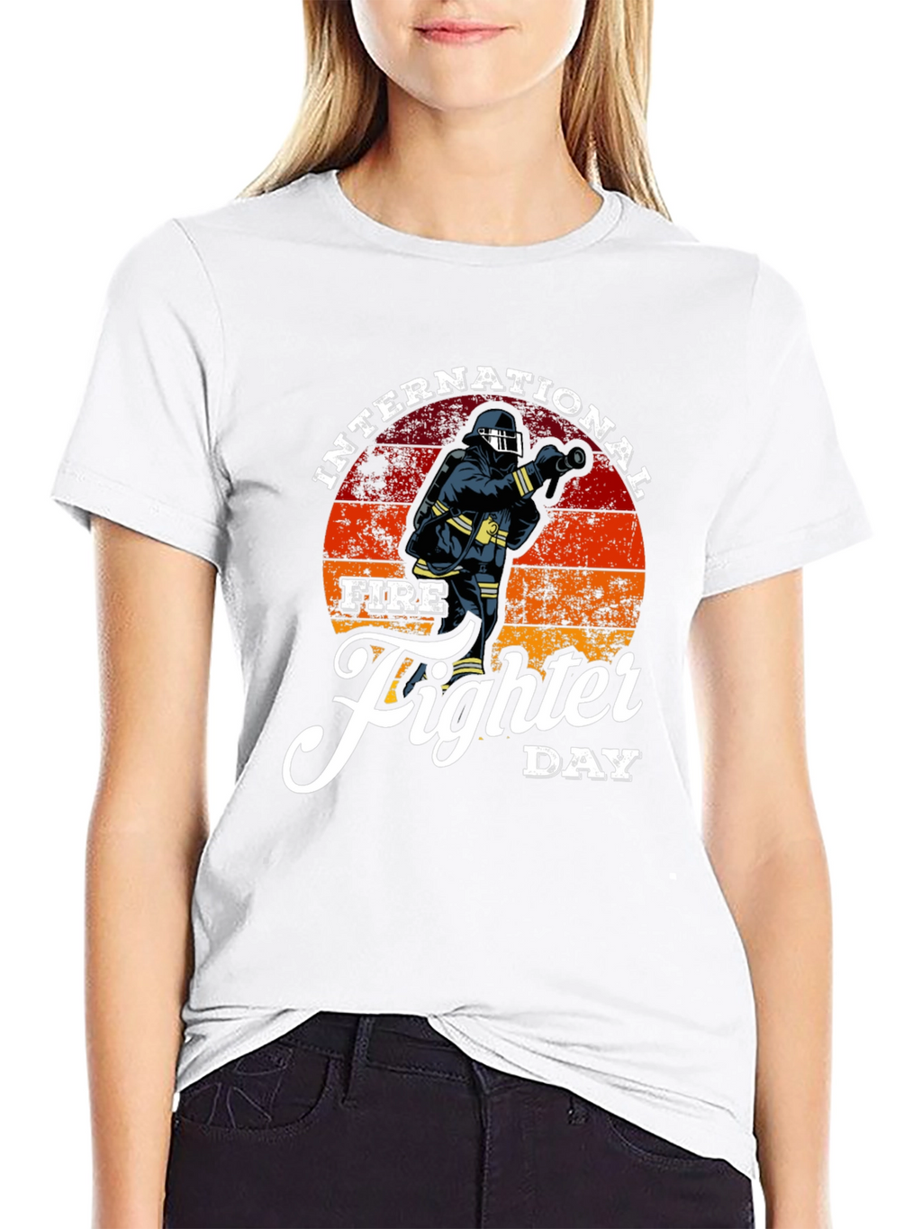 International Firefighter Day Graphic T-Shirt