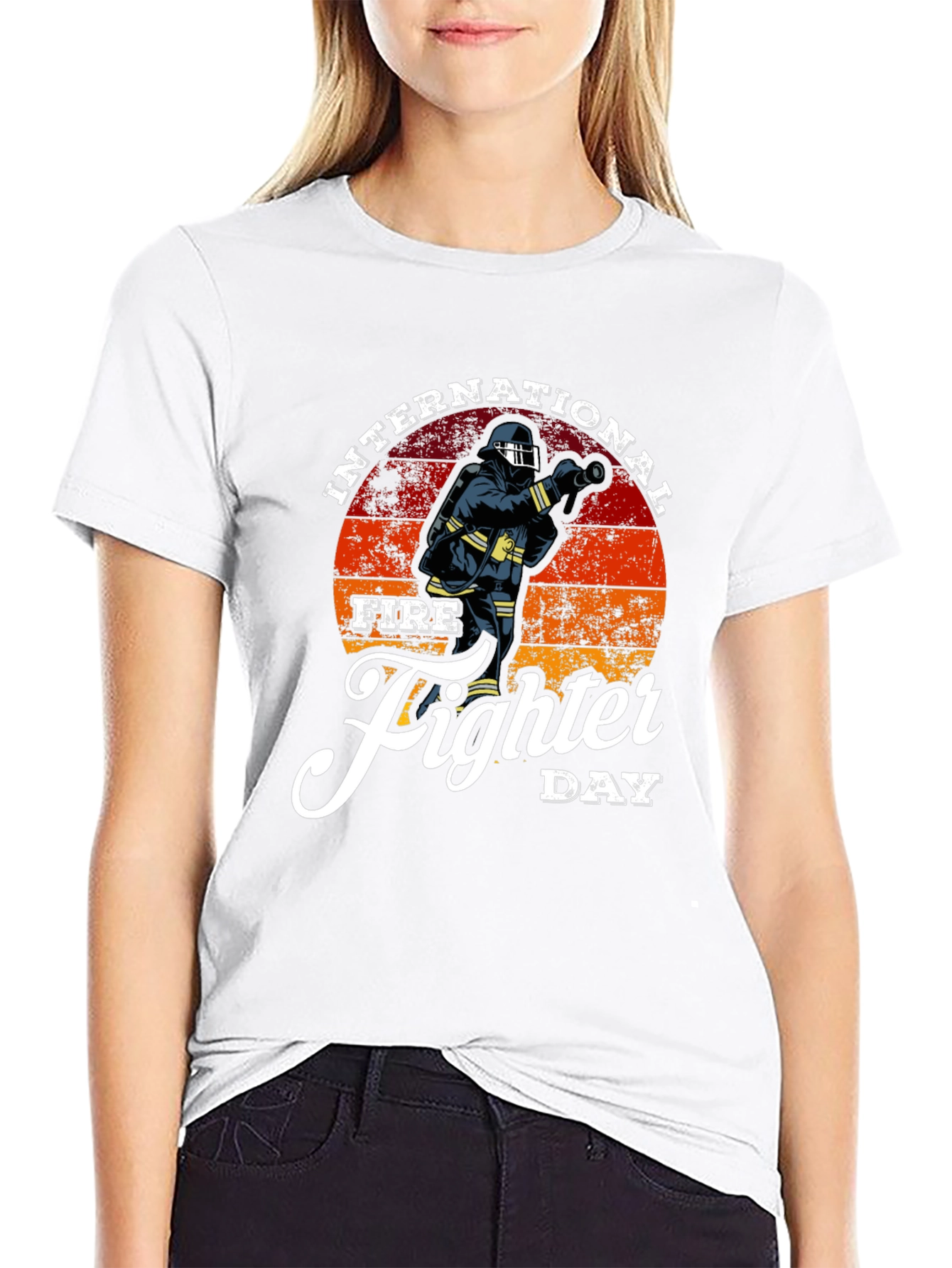 International Firefighter Day Graphic T-Shirt