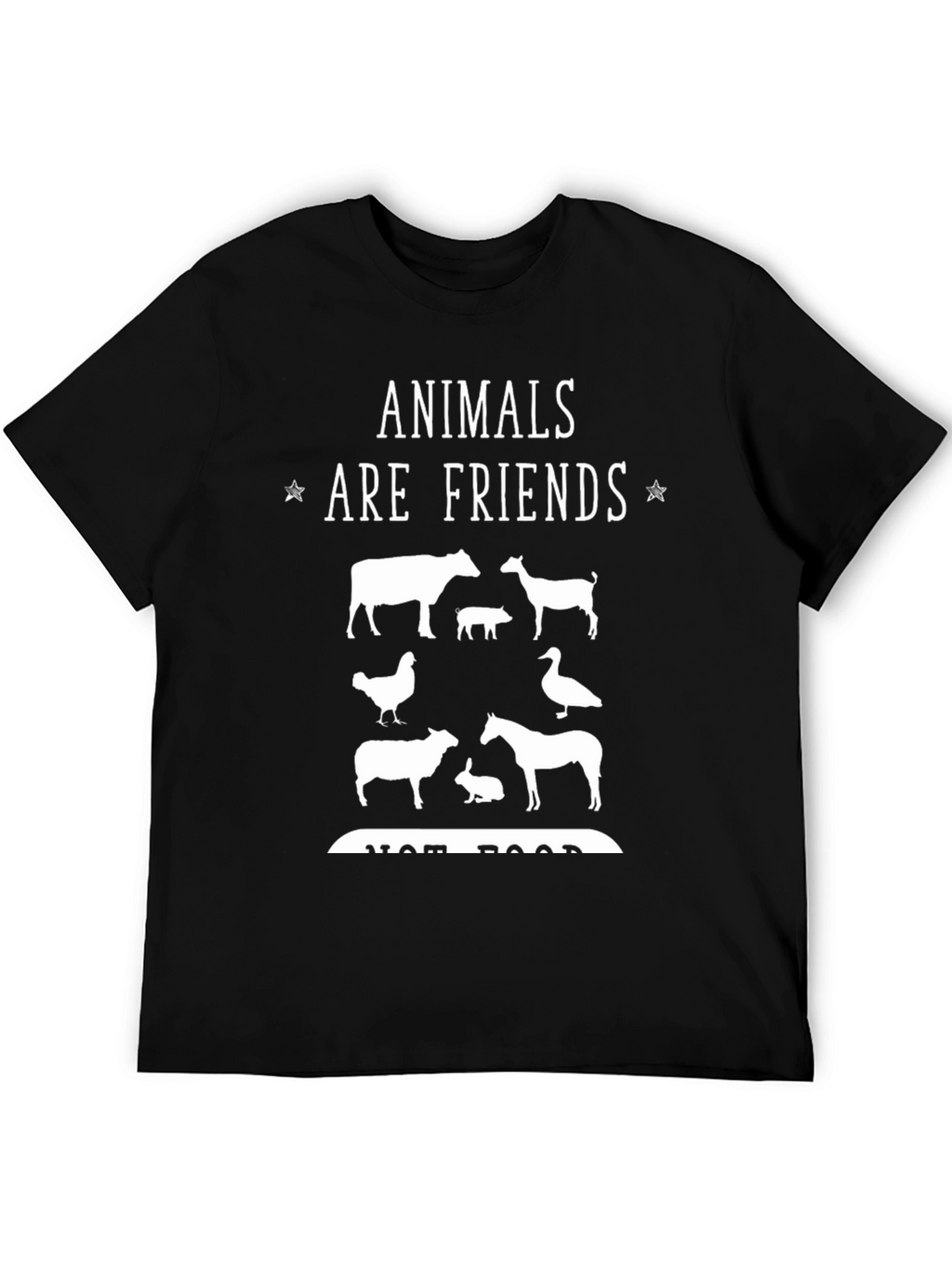 Animals are Friends T-Shirt - Vegan Tee