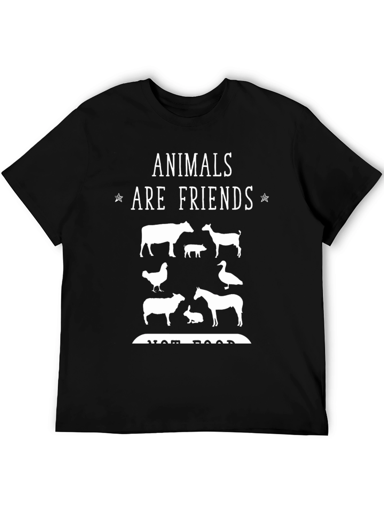 Animals are Friends T-Shirt - Vegan Tee