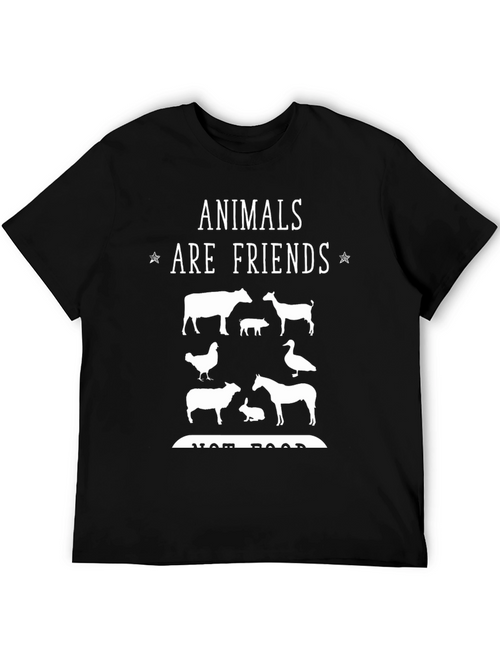 Animals are Friends T-Shirt - Vegan Tee