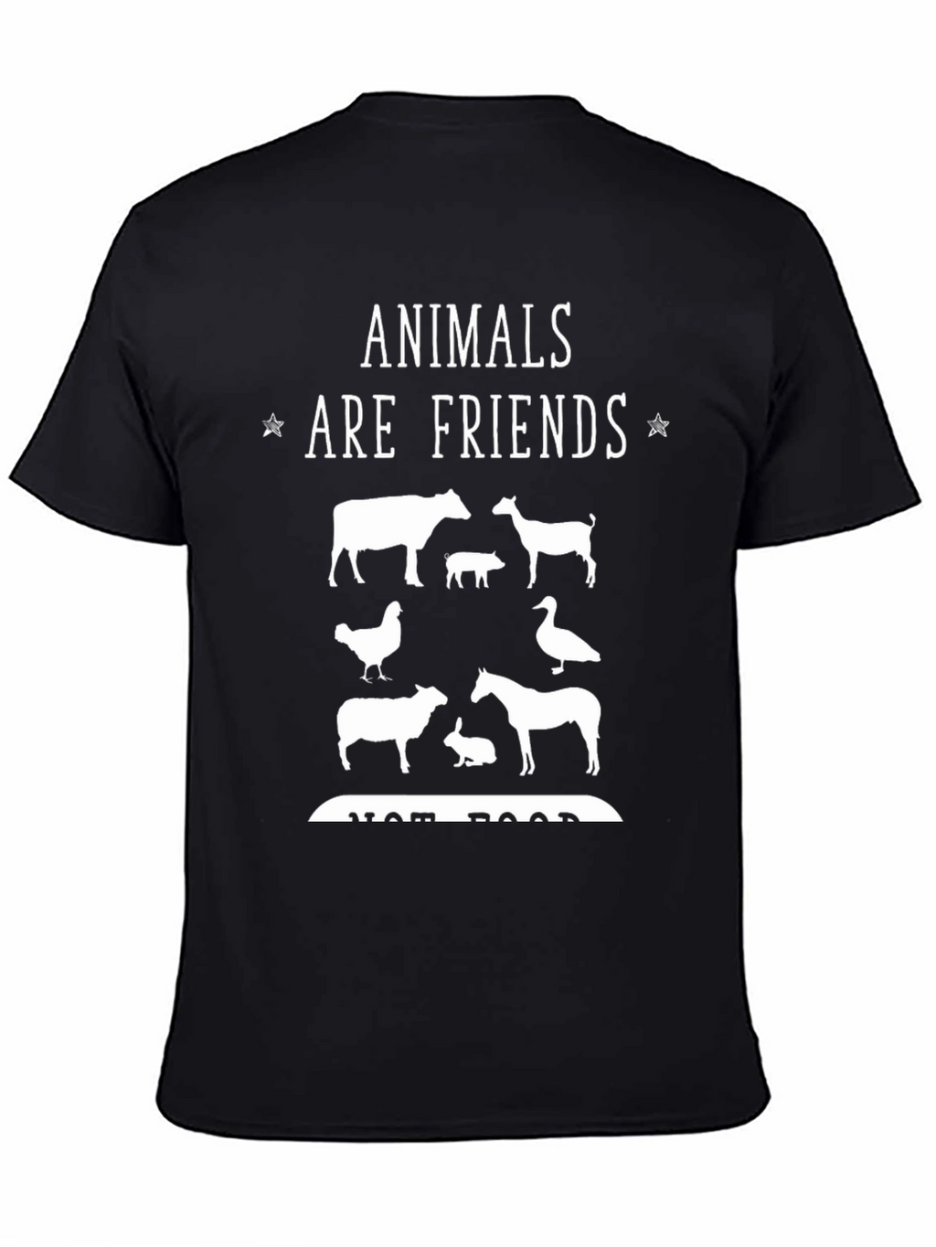 Animals are Friends T-Shirt - Vegan Tee