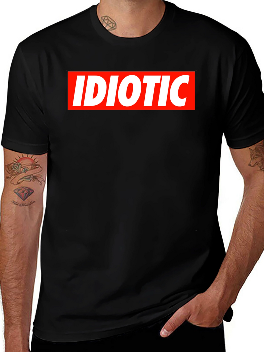 Idiotic Box Logo T-Shirt - Classic Streetwear Style