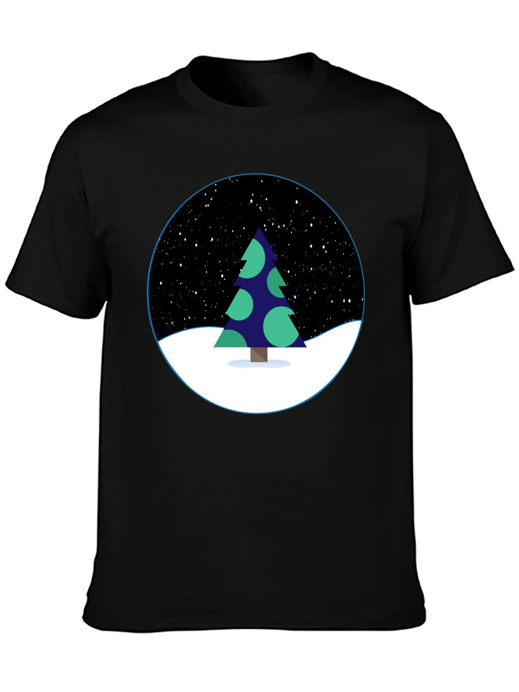 Winter Tree Graphic Tee - Stylish Holiday Shirt