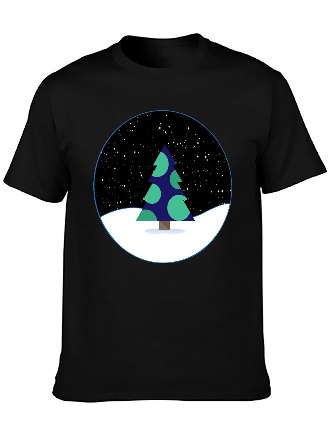 Winter Tree Graphic Tee - Stylish Holiday Shirt