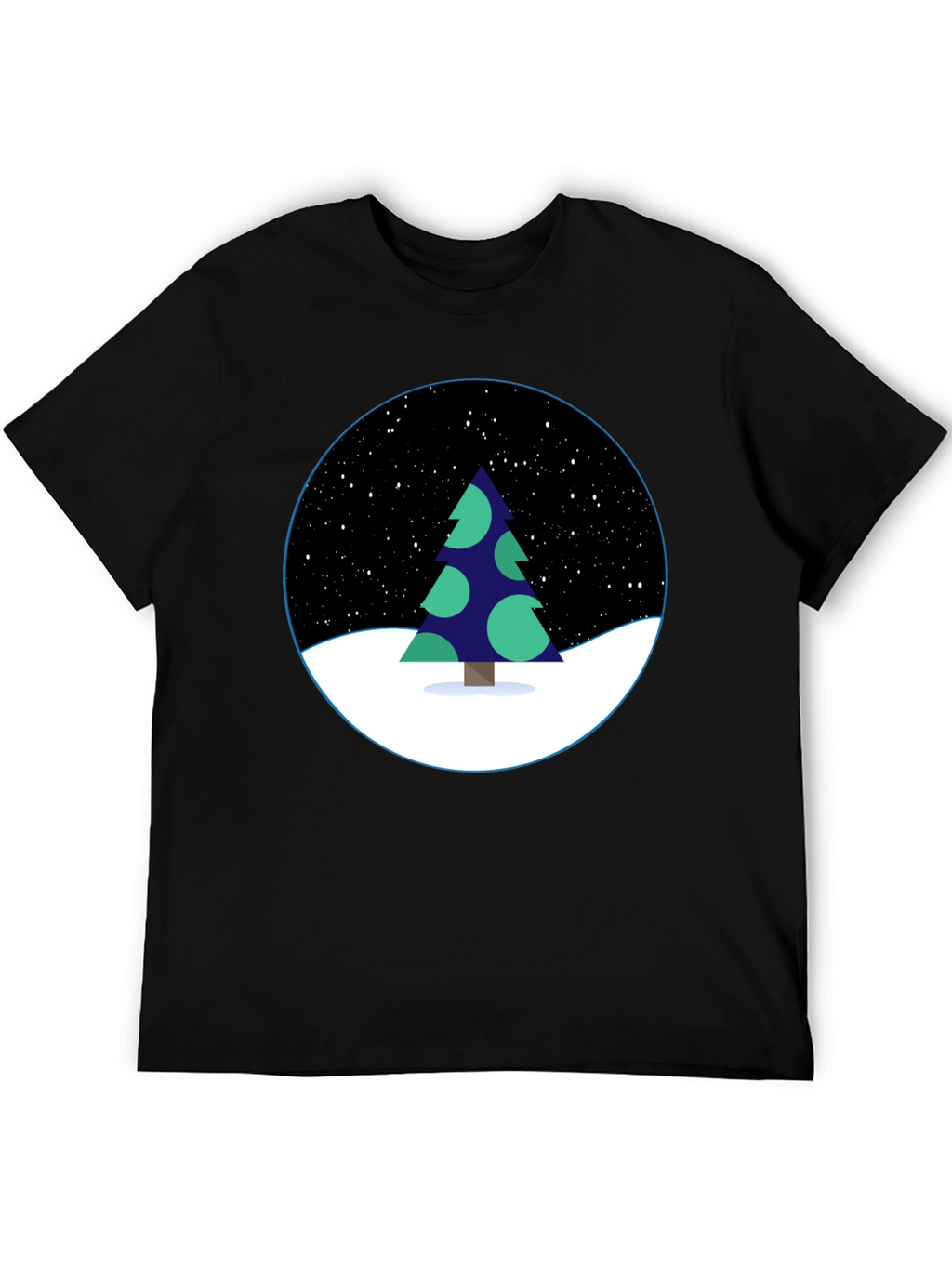 Winter Tree Graphic Tee - Stylish Holiday Shirt