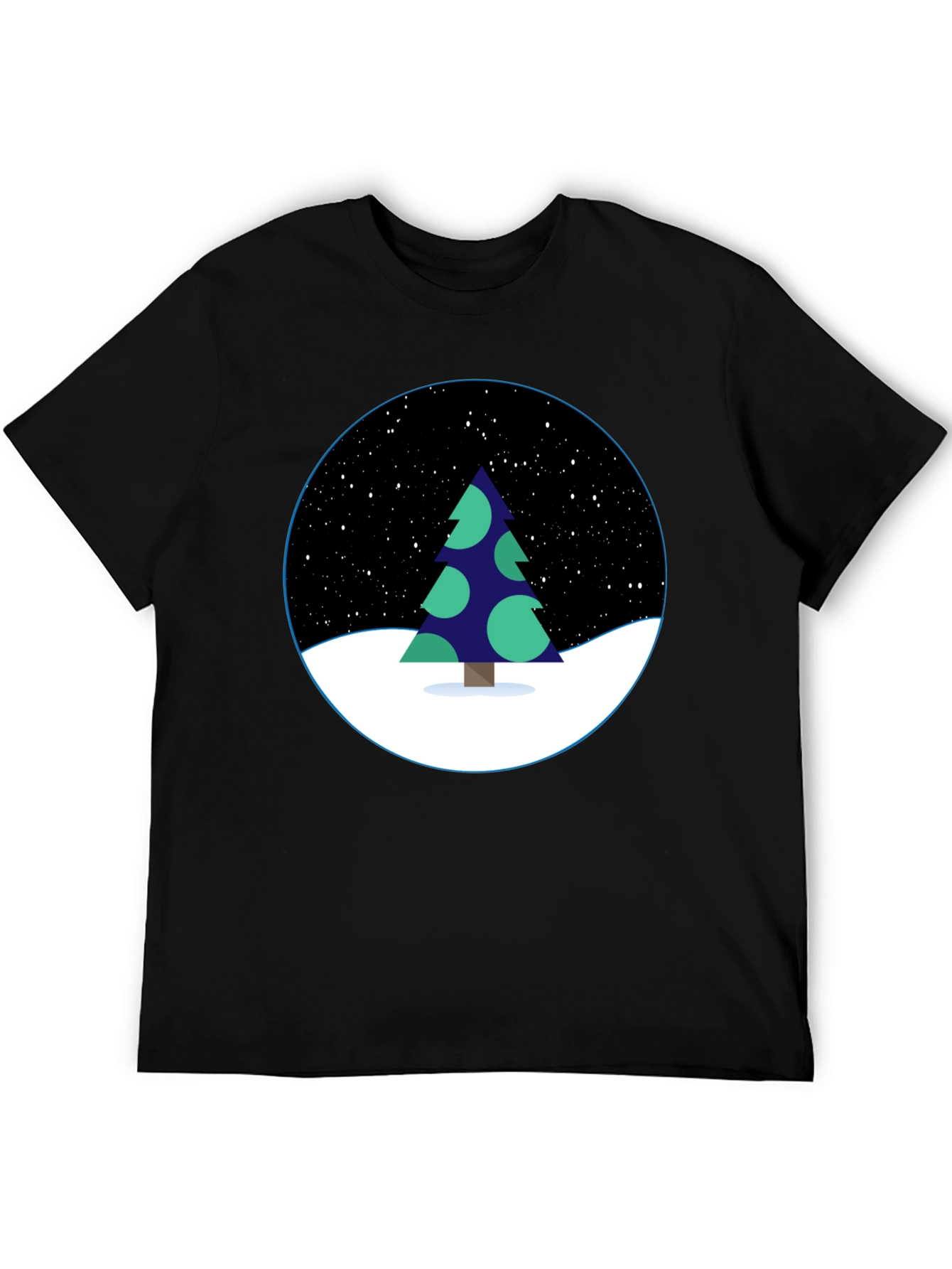 Winter Tree Graphic Tee - Stylish Holiday Shirt