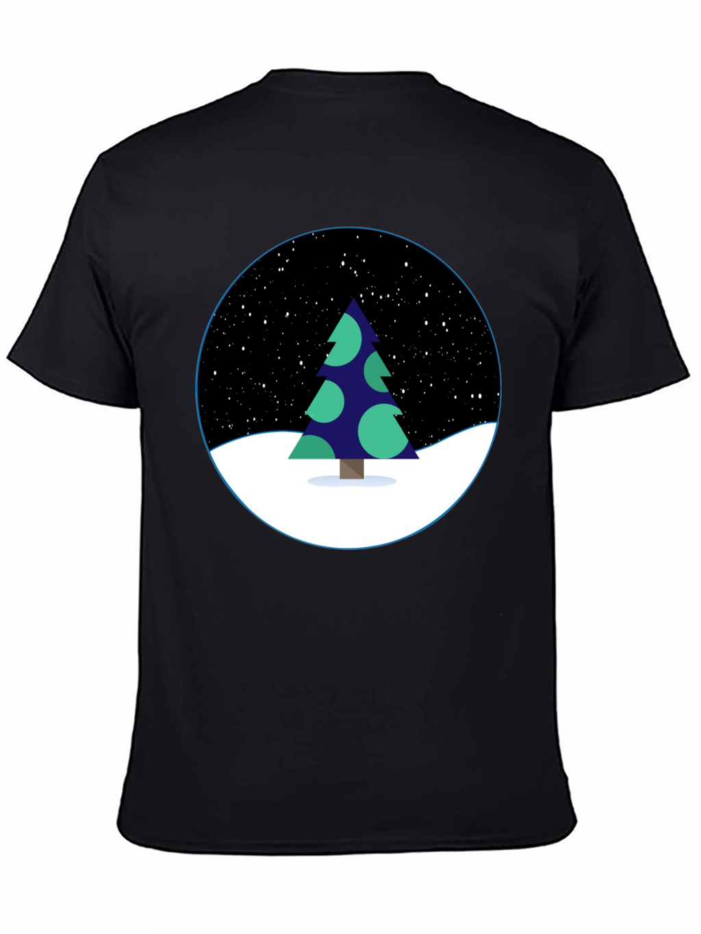 Winter Tree Graphic Tee - Stylish Holiday Shirt