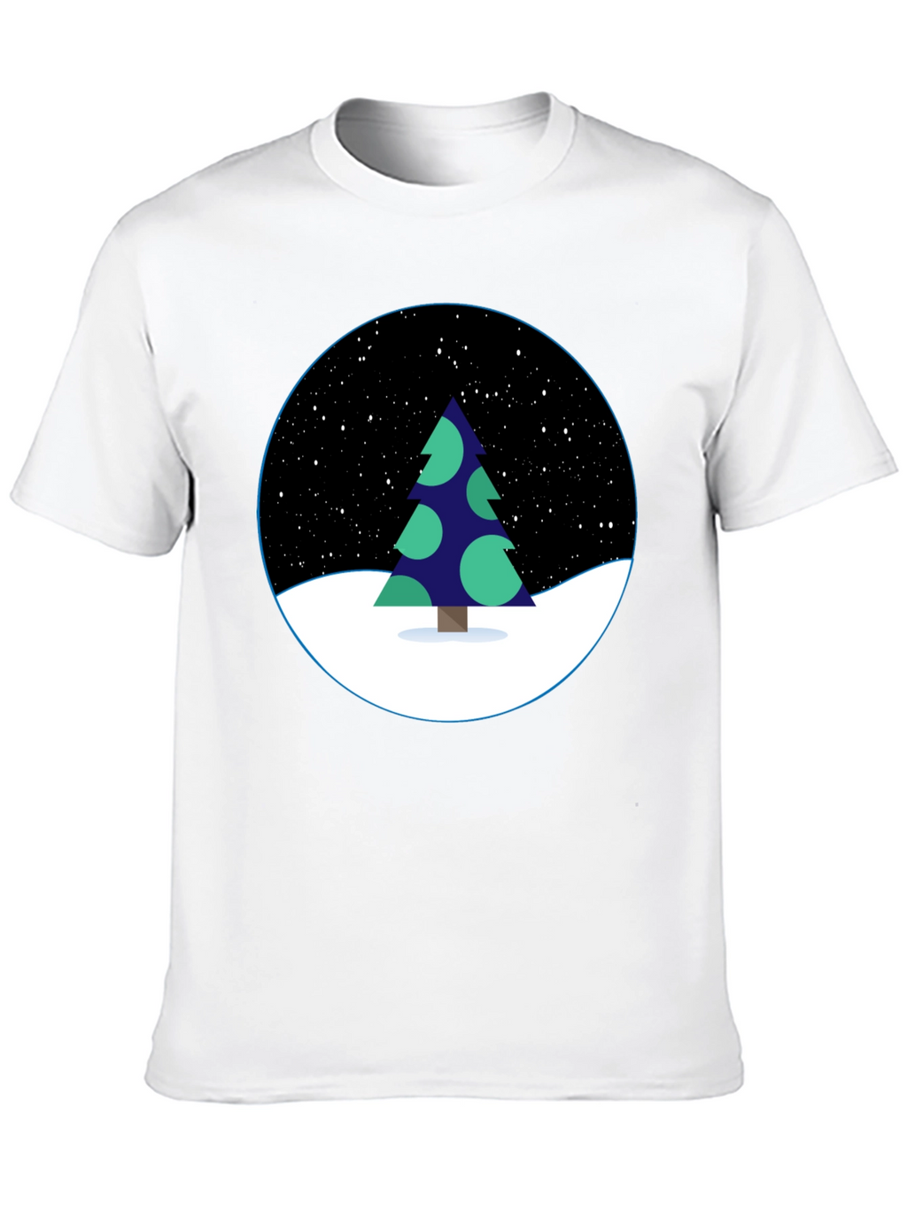 Winter Tree Graphic Tee - Stylish Holiday Shirt