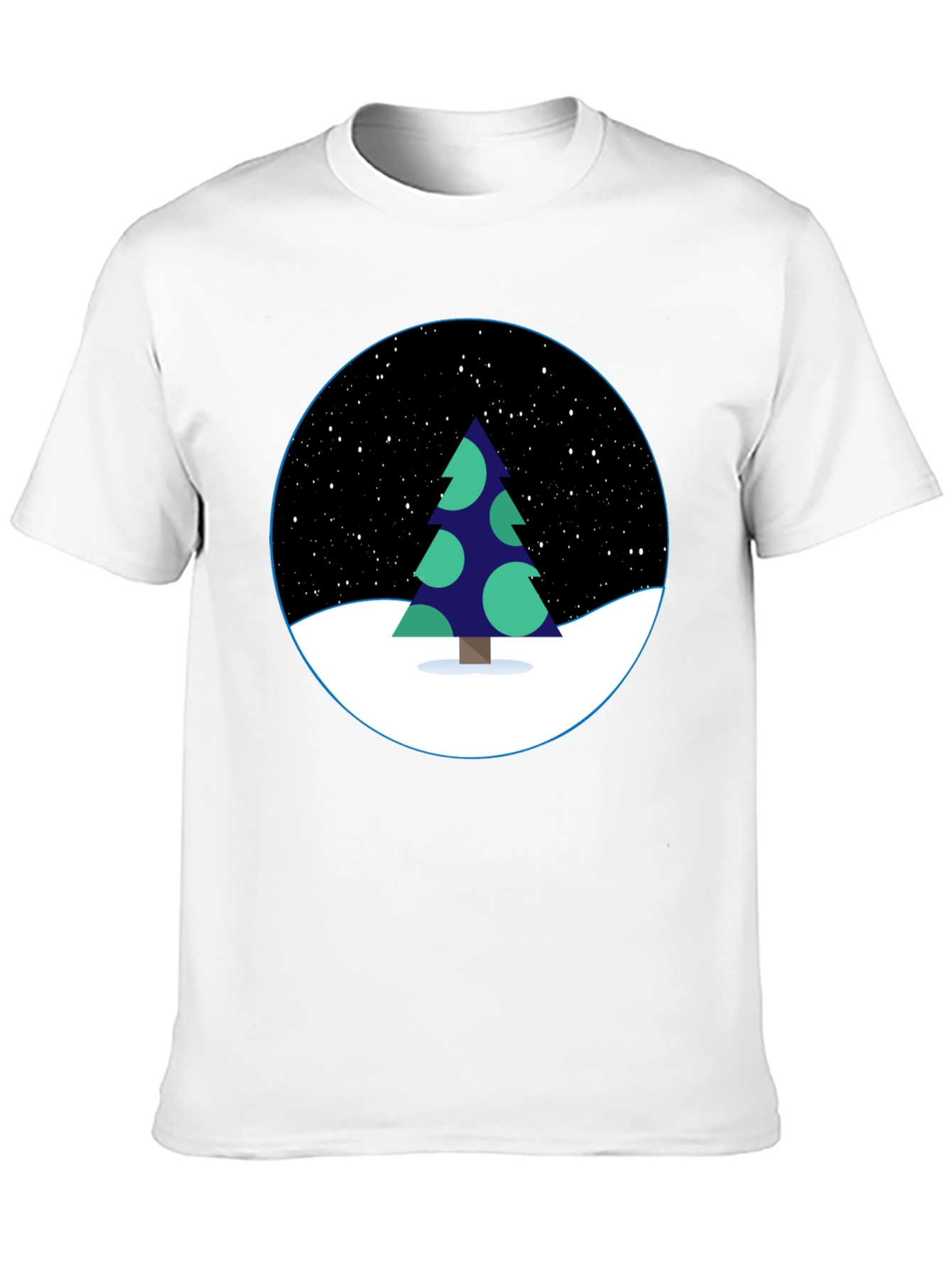 Winter Tree Graphic Tee - Stylish Holiday Shirt