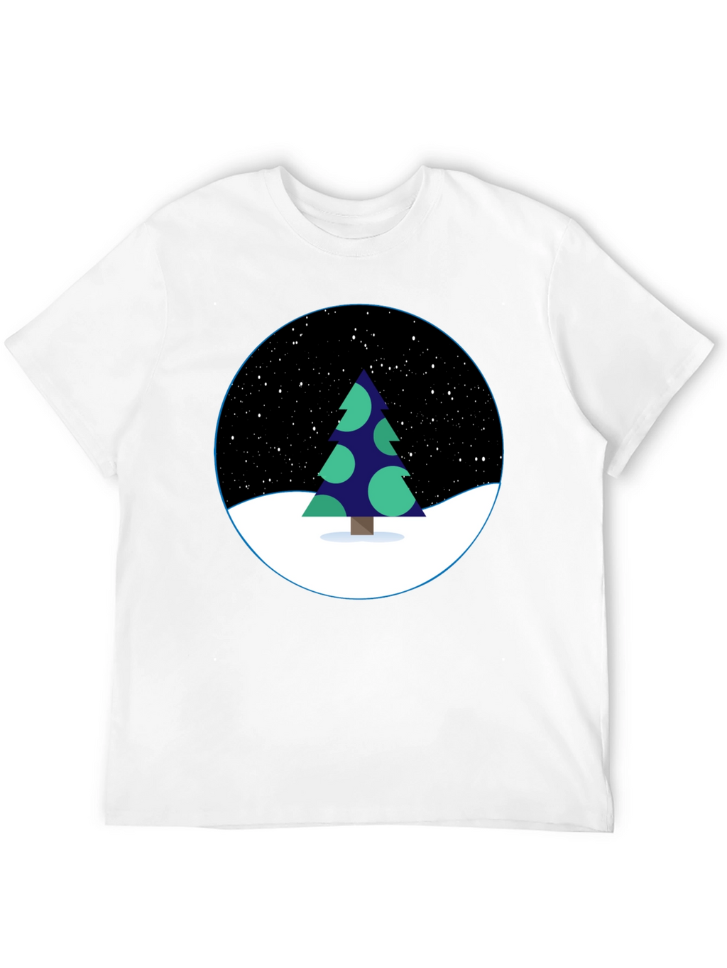 Winter Tree Graphic Tee - Stylish Holiday Shirt