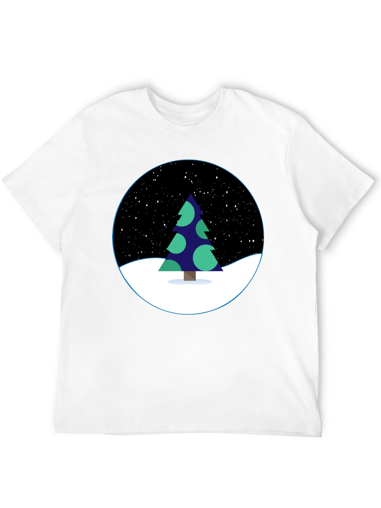 Winter Tree Graphic Tee - Stylish Holiday Shirt