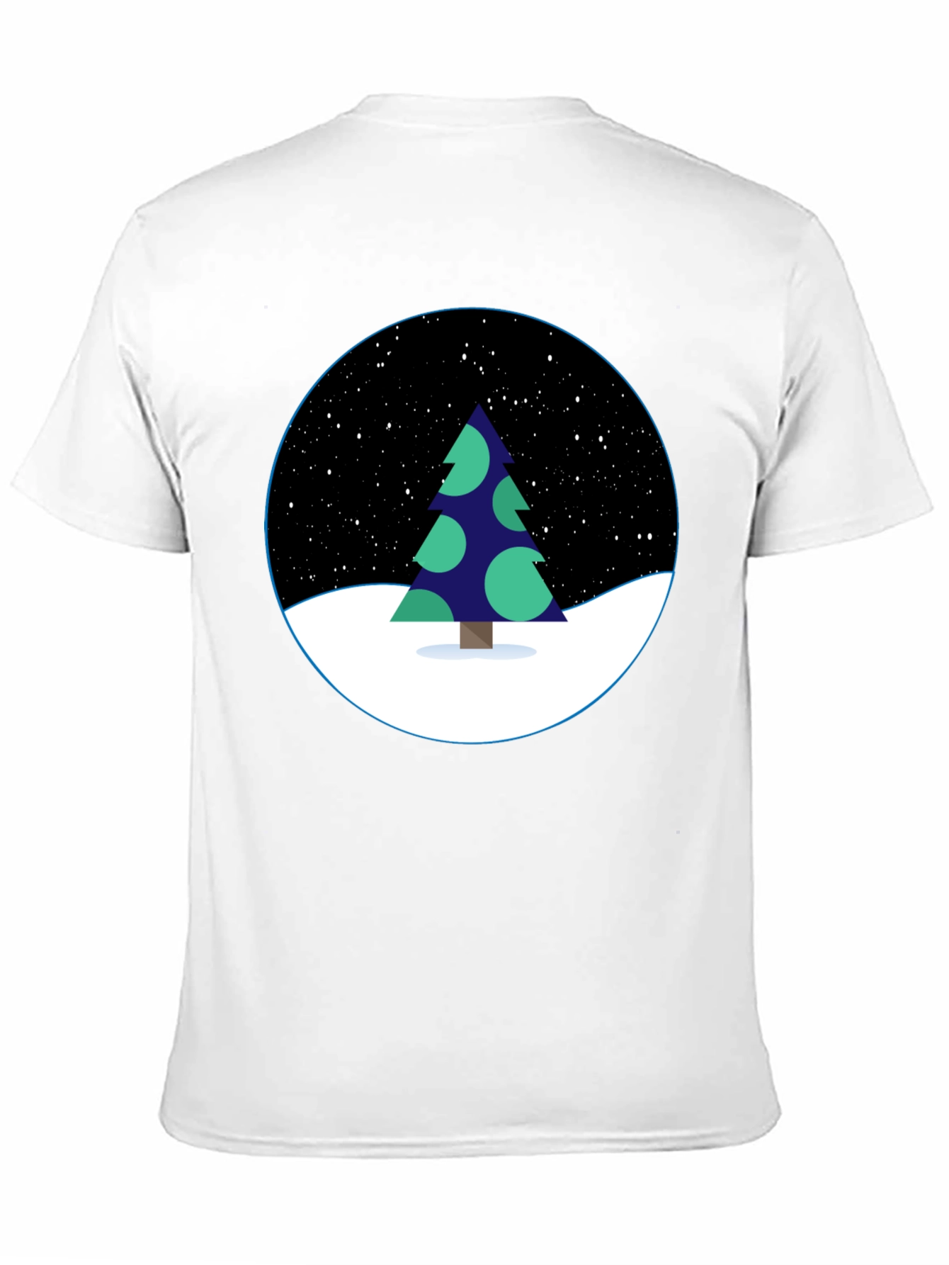 Winter Tree Graphic Tee - Stylish Holiday Shirt