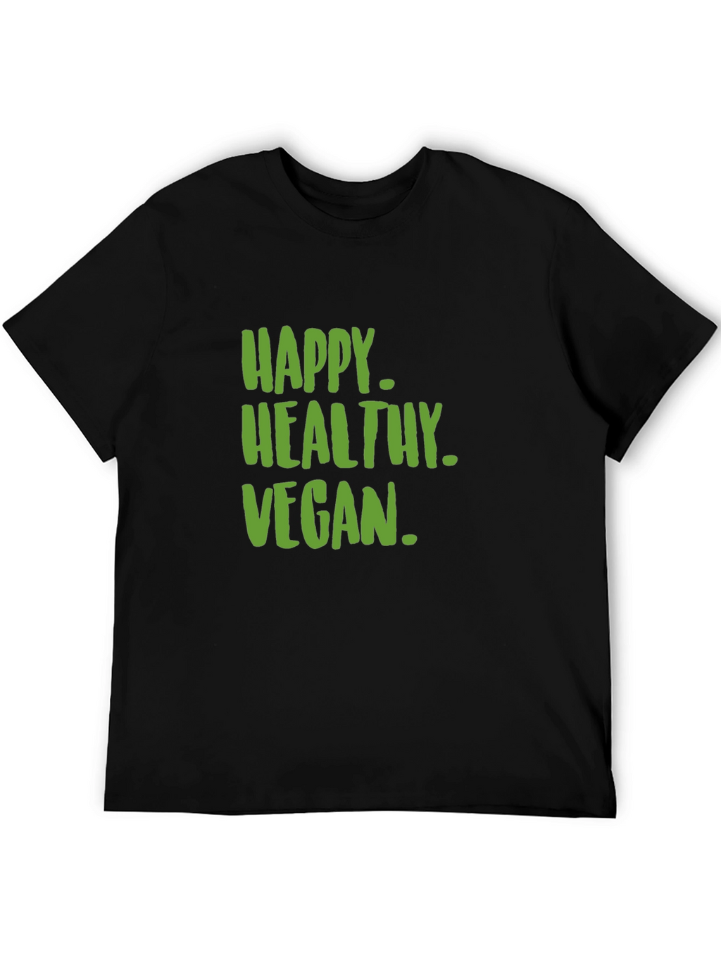 Happy Healthy Vegan T-Shirt - Unisex Graphic Tee