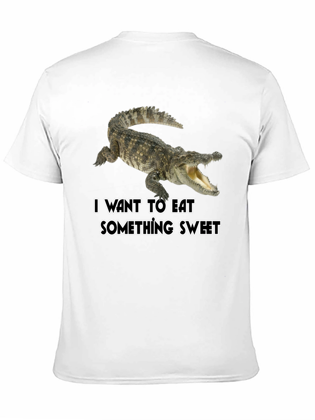 Crocodile Sweet Tooth Black T-Shirt