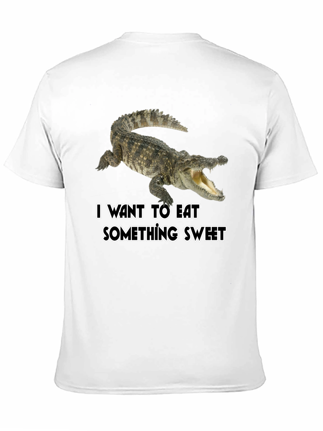 Crocodile Sweet Tooth Black T-Shirt
