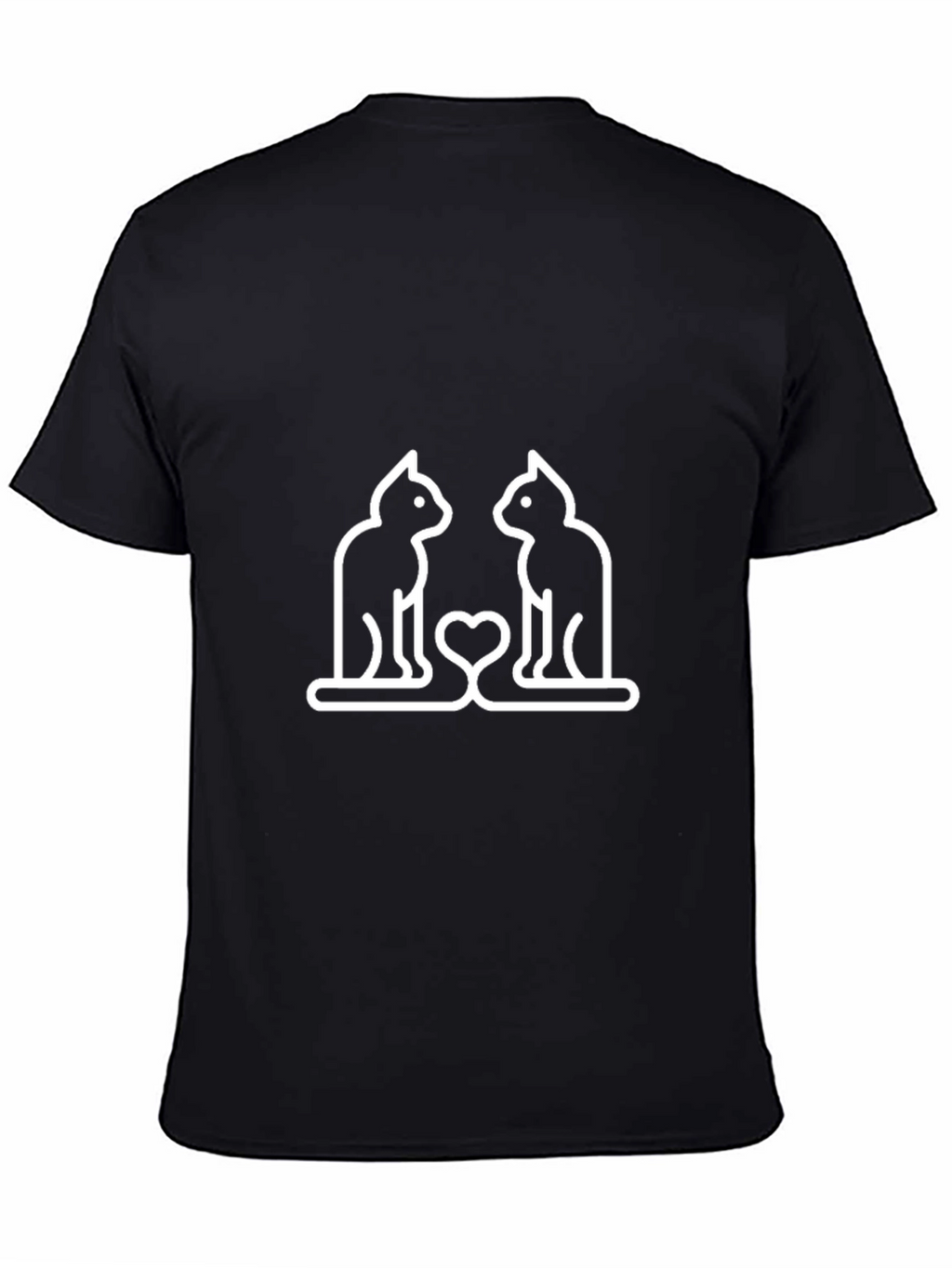 Cute Cats in Love Graphic Tee