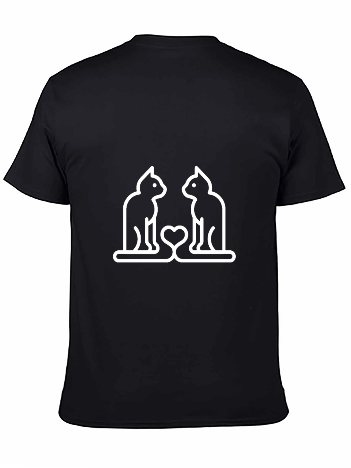 Cute Cats in Love Graphic Tee
